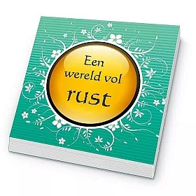 Afbeelding Een wereld vol rust