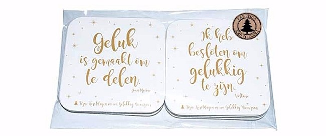 Afbeelding Kerst-onderzetters set 1