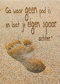Afbeelding spirituele wenskaart